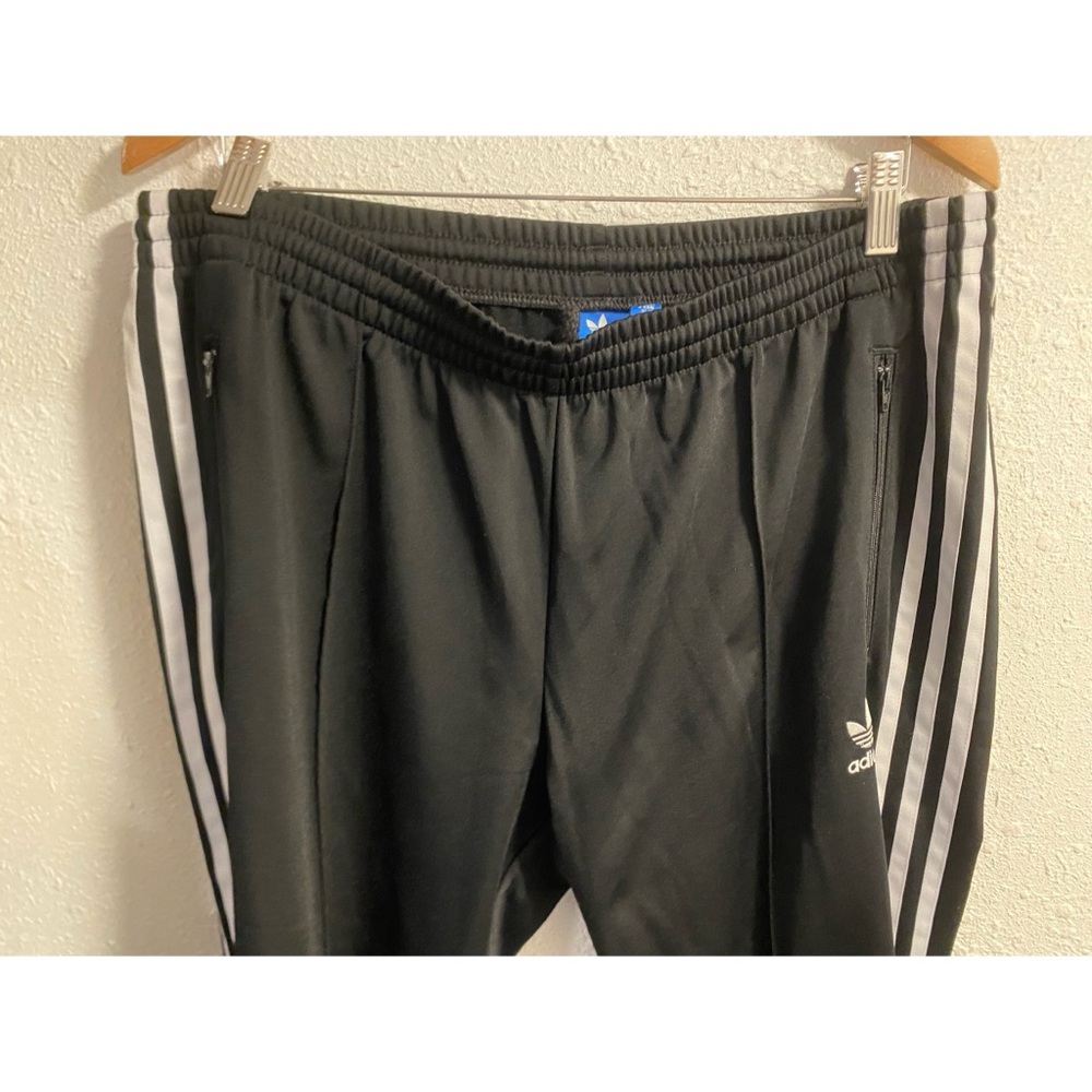 Adidas Black Joggers with White Stripes, XL women’s - Picture 3 of 3
